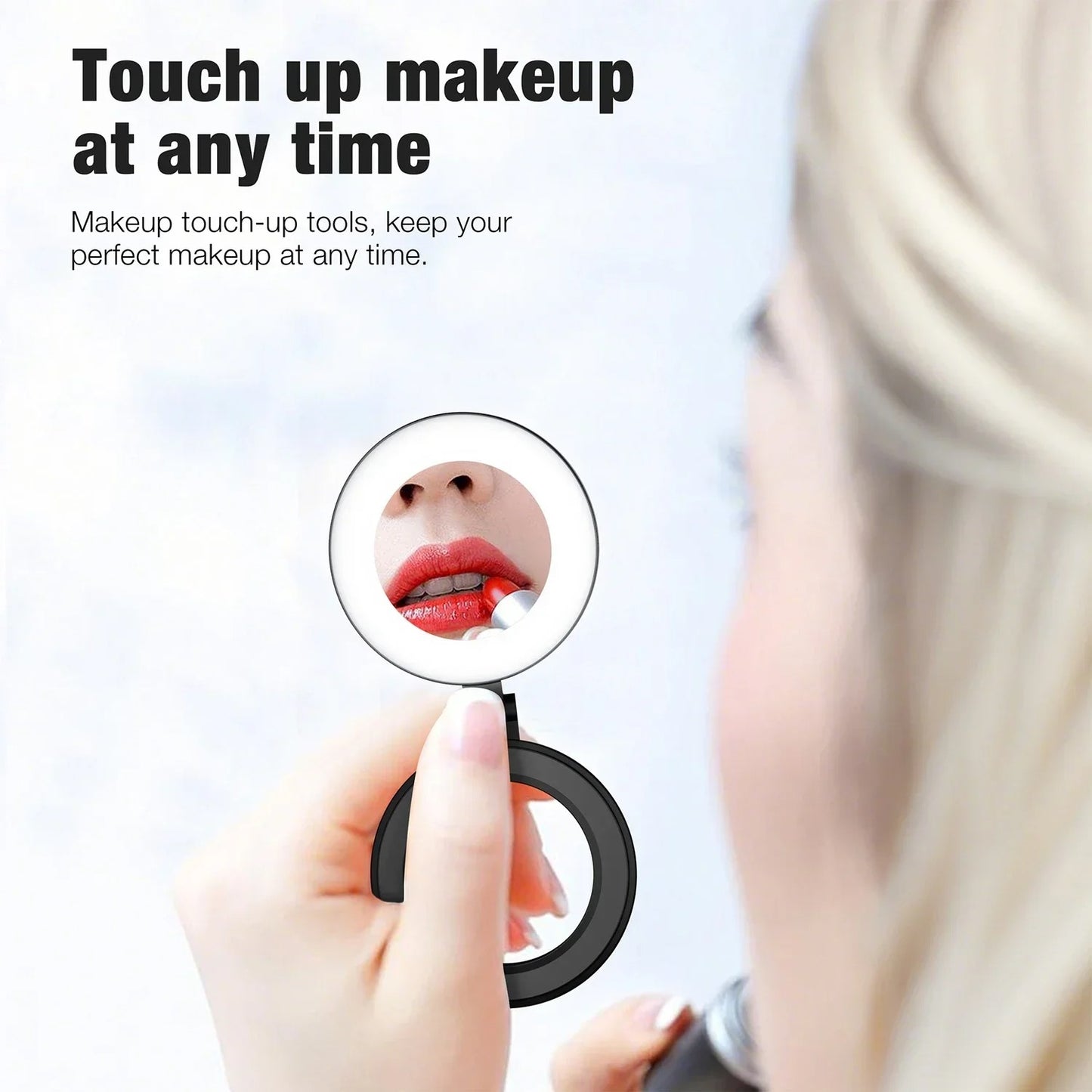 Ring Light - Mini Portable Magnetic Selfie Light 220 Degree Flip