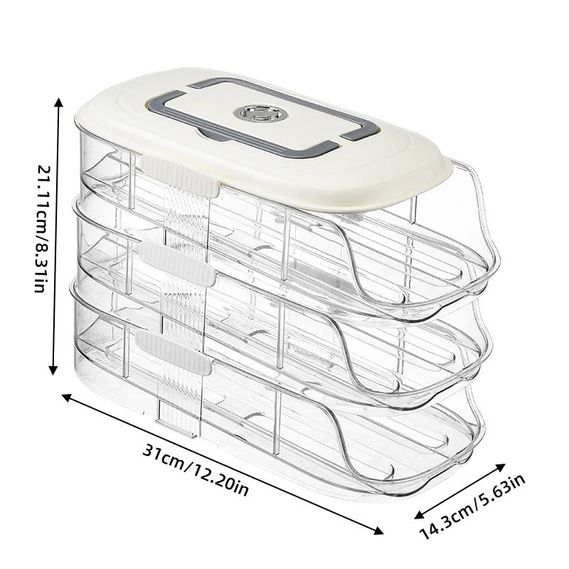 Multi-Layer Automatic Rolling Egg Box - Egg Dispenser