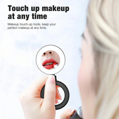 Ring Light - Mini Portable Magnetic Selfie Light 220 Degree Flip