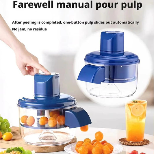 Automatic Electric Grape & Cherry Peeler - Stainless Steel