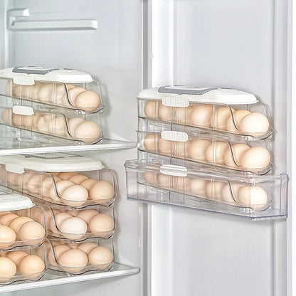 Multi-Layer Automatic Rolling Egg Box - Egg Dispenser
