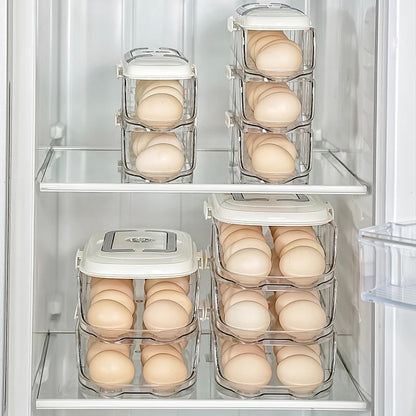 Multi-Layer Automatic Rolling Egg Box - Egg Dispenser