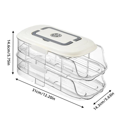 Multi-Layer Automatic Rolling Egg Box - Egg Dispenser